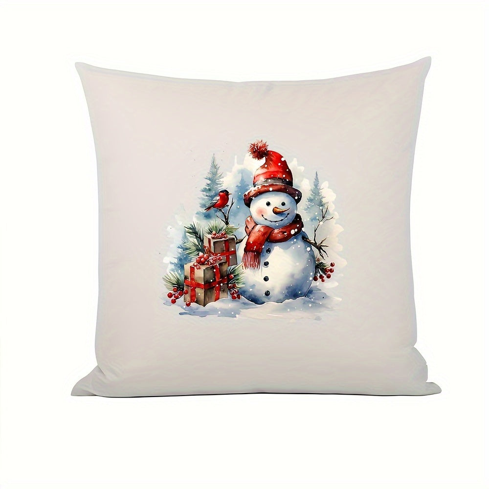 Горячие пресс-переносные наклейки с праздничным узором снеговика - Набор из 4 штук для DIY одежды, сумок и аксессуаров - Женские новинки патчи и украшения с аниме темой