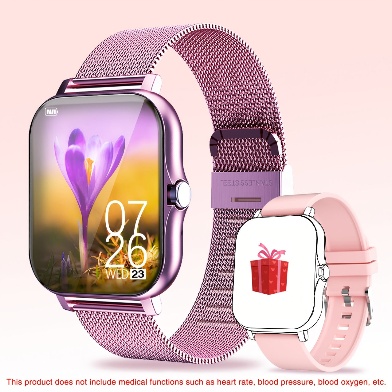 2024 Smart Watch Touchscreen Wireless Calling Fitness Tracker Compatible with Android and iOS