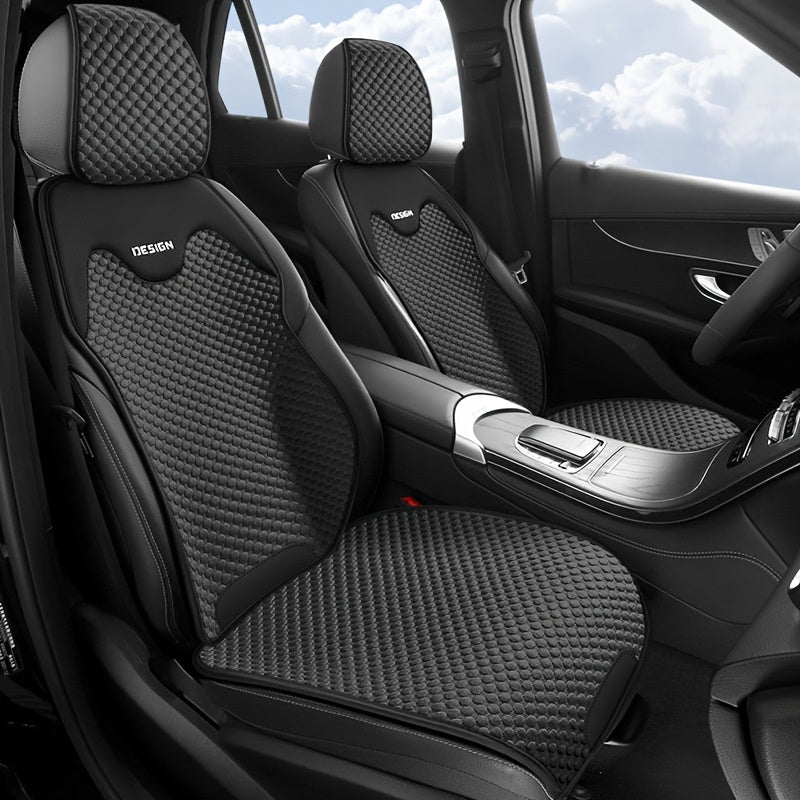 3-Piece Waterproof Car Seat Cover Set with Floor Mats Universal Fit for Cars Trucks Vans SUVs