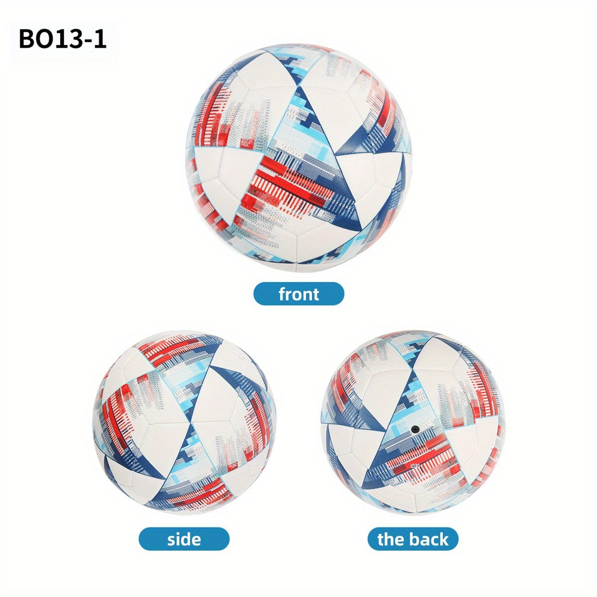 Balón de fútbol de PVC cosido a mano para adultos, para entrenamiento y juego al aire libre