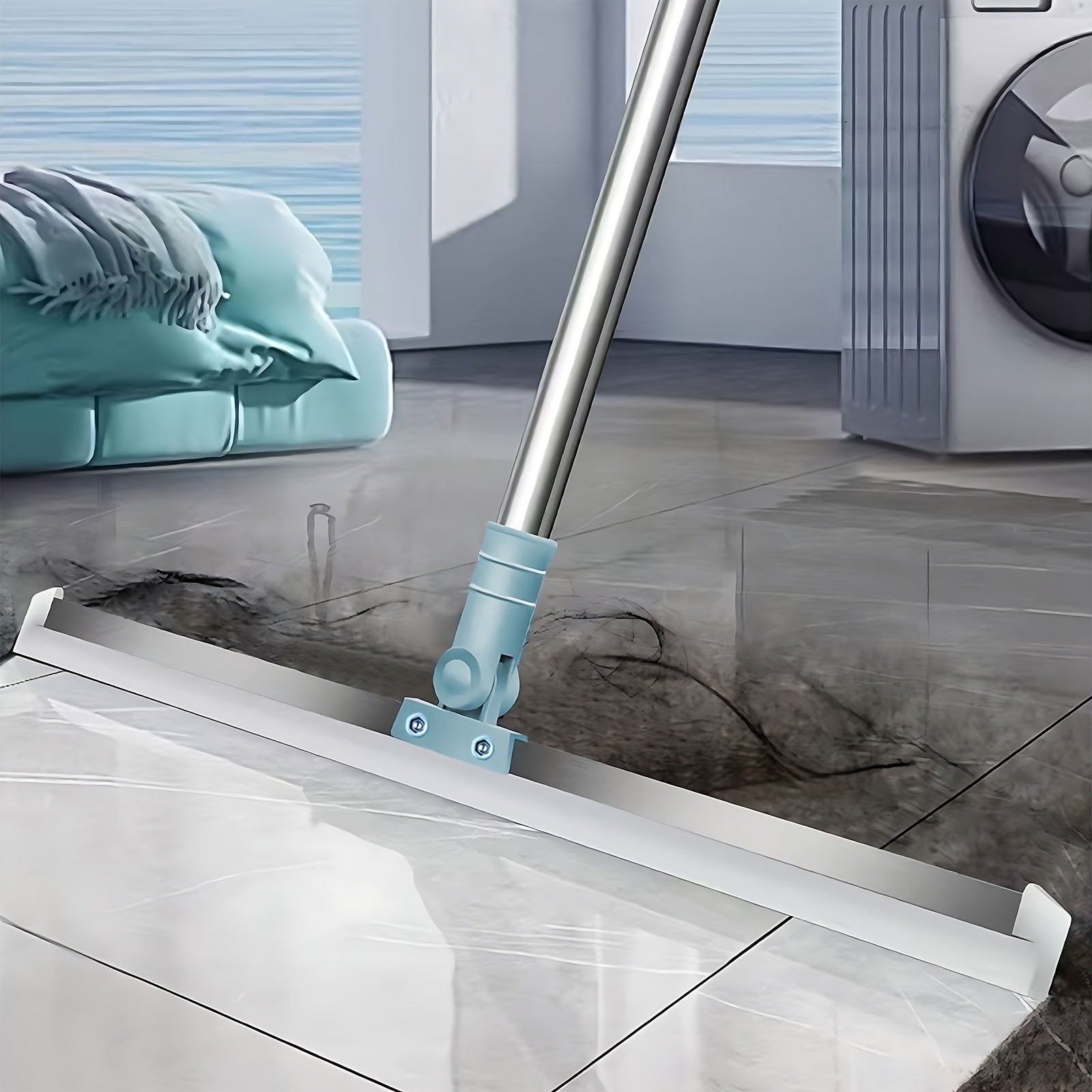 Silicone tozalash asbobi ko‘p maqsadli supurgi mop, polni tozalash, deraza tozalash