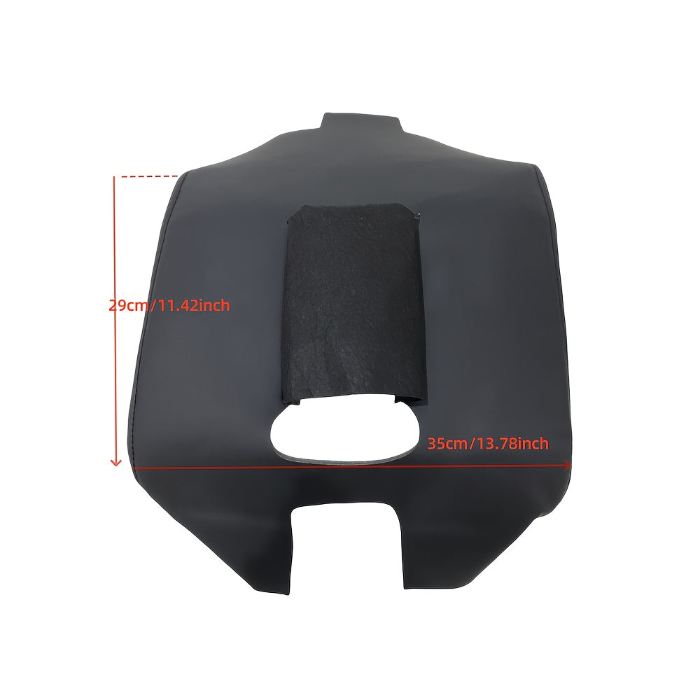 Чехол на подлокотник центральной консоли автомобиля черный из искусственной кожи, замена для пикапов