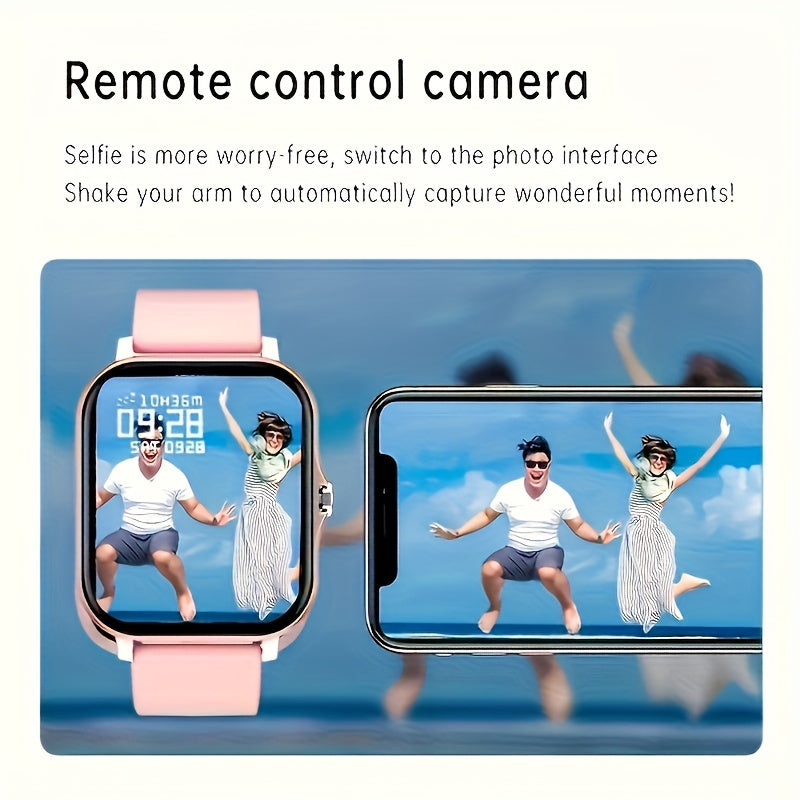 2024 1.83-Inch Full Touch Screen HD Smart Watch with Wi-Fi Call SMS Sports Modes