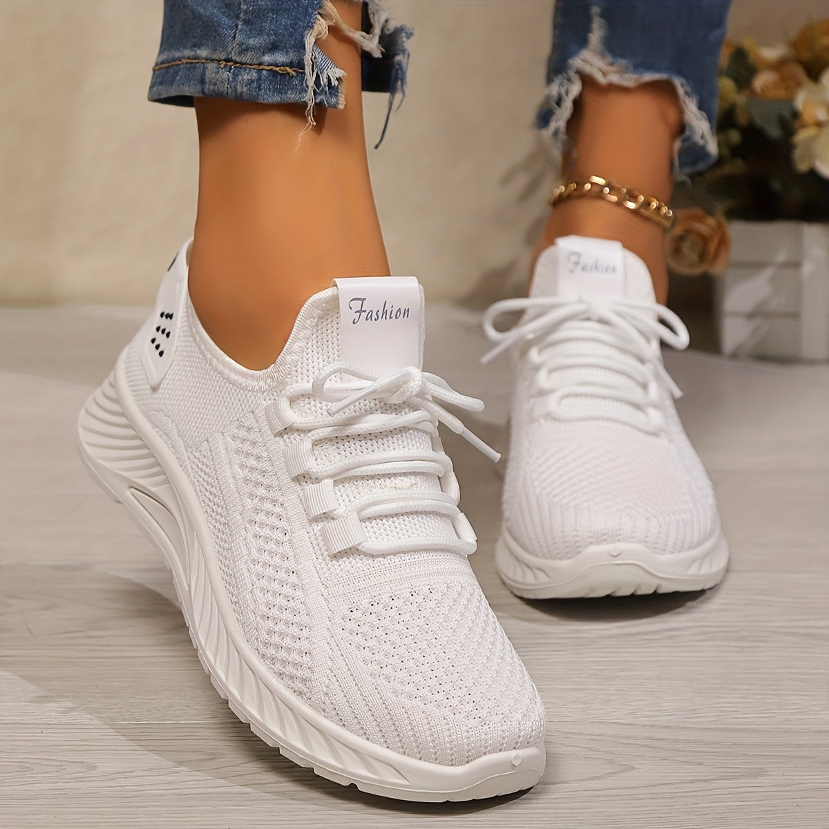 Zapatillas casual ligeras, transpirables y antideslizantes para mujer, ideales para caminar y viajar