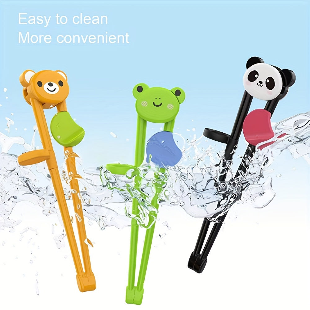 3D Cartoon Training Chopsticks for Kids, Easy Learning, Home and Dorm Use