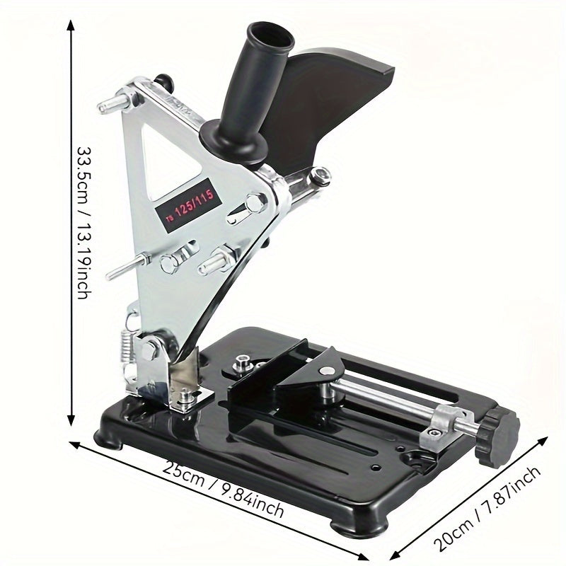Metal Grinder Stand Holder for 100-125mm Power Tools Sturdy Metal No Electricity Needed