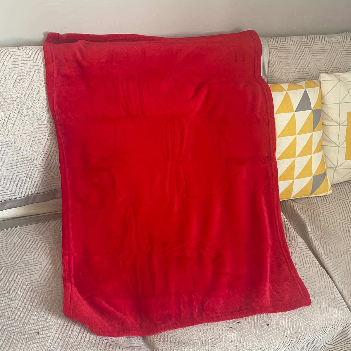 Manta de felpa de color sólido en la nueva serie de mantas