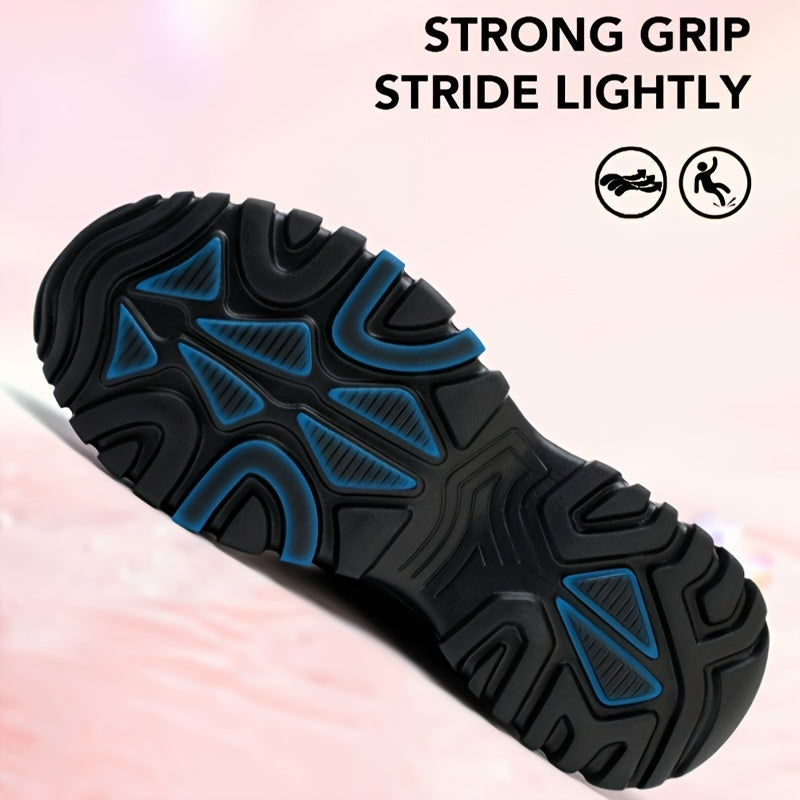 Women's Lightweight Steel Toe Safety Shoes Breathable Anti-Puncture Work Shoes