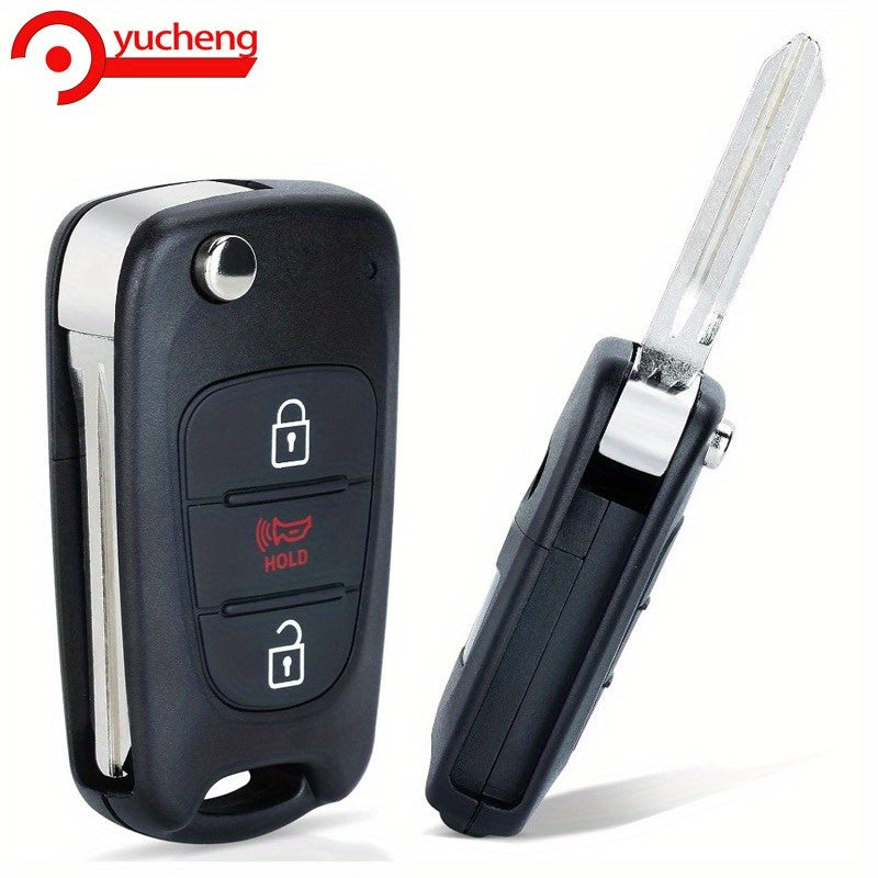 Car Key Shell for Kia Rio 2012-2014 and Kia Soul 2010-2013 Plastic Replacement