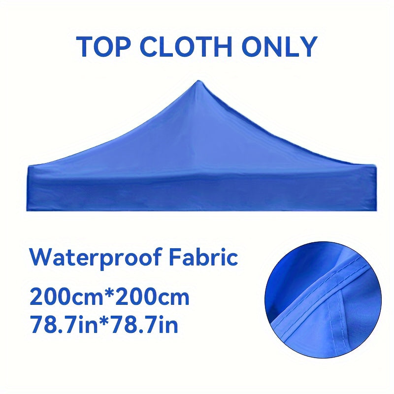 Yomg'irga chidamli ochiq maydon qopqog'i, ventilyatsiyali, UV-nuriga chidamli, elastik bog'ichlar bilan tayyorlangan mustahkam polyesterdan. Moviy rangda va 199.9 sm x 199.9 sm o'lchamda, har qanday ob-havoda himoya uchun.