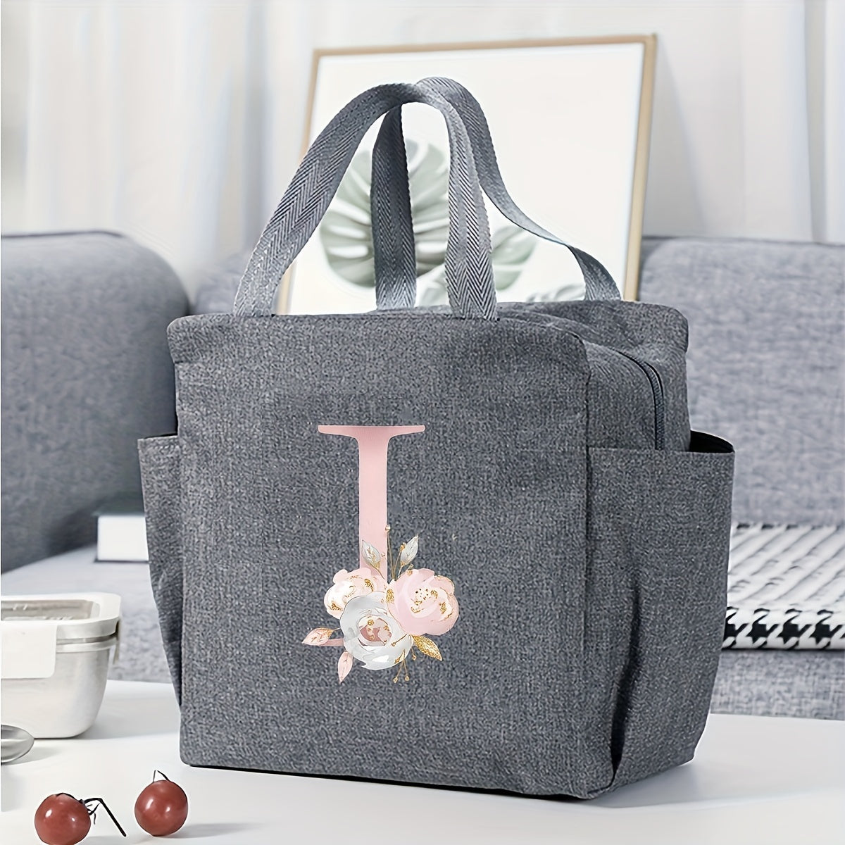 Очаровательная мультяшная сумка для обеда - прочная, утепленная полиэстеровая коробка для обеда, идеально подходящая для школы, работы, кемпинга и пикников, идеальна для возвращения в школу и весенних развлечений.