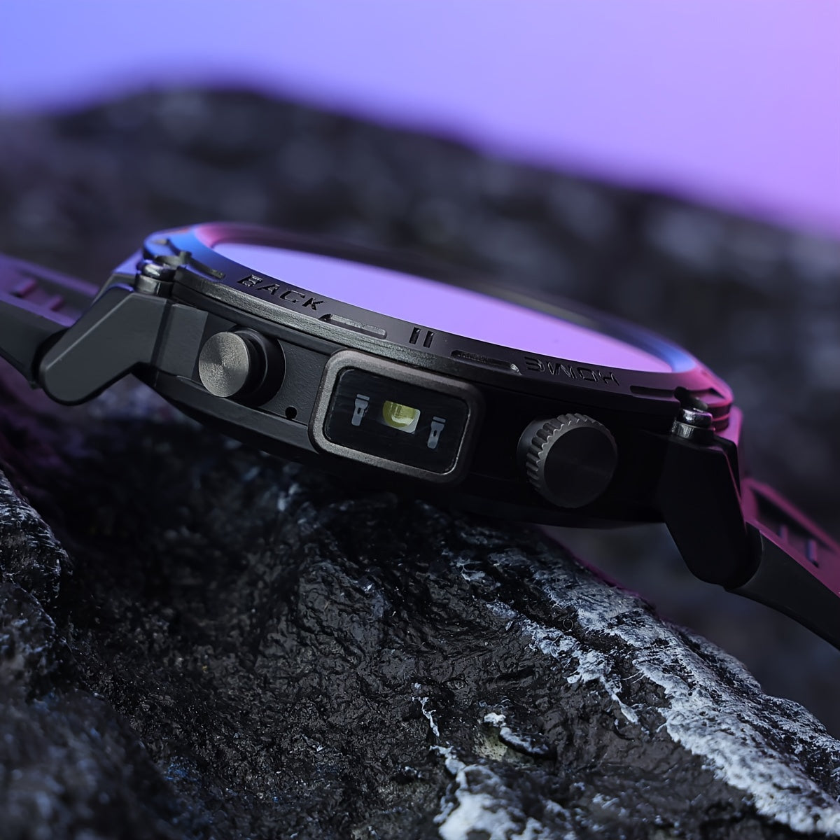 Men's Smartwatch with TFT Display Water Resistant Sports Modes Compatible with iPhone and Android