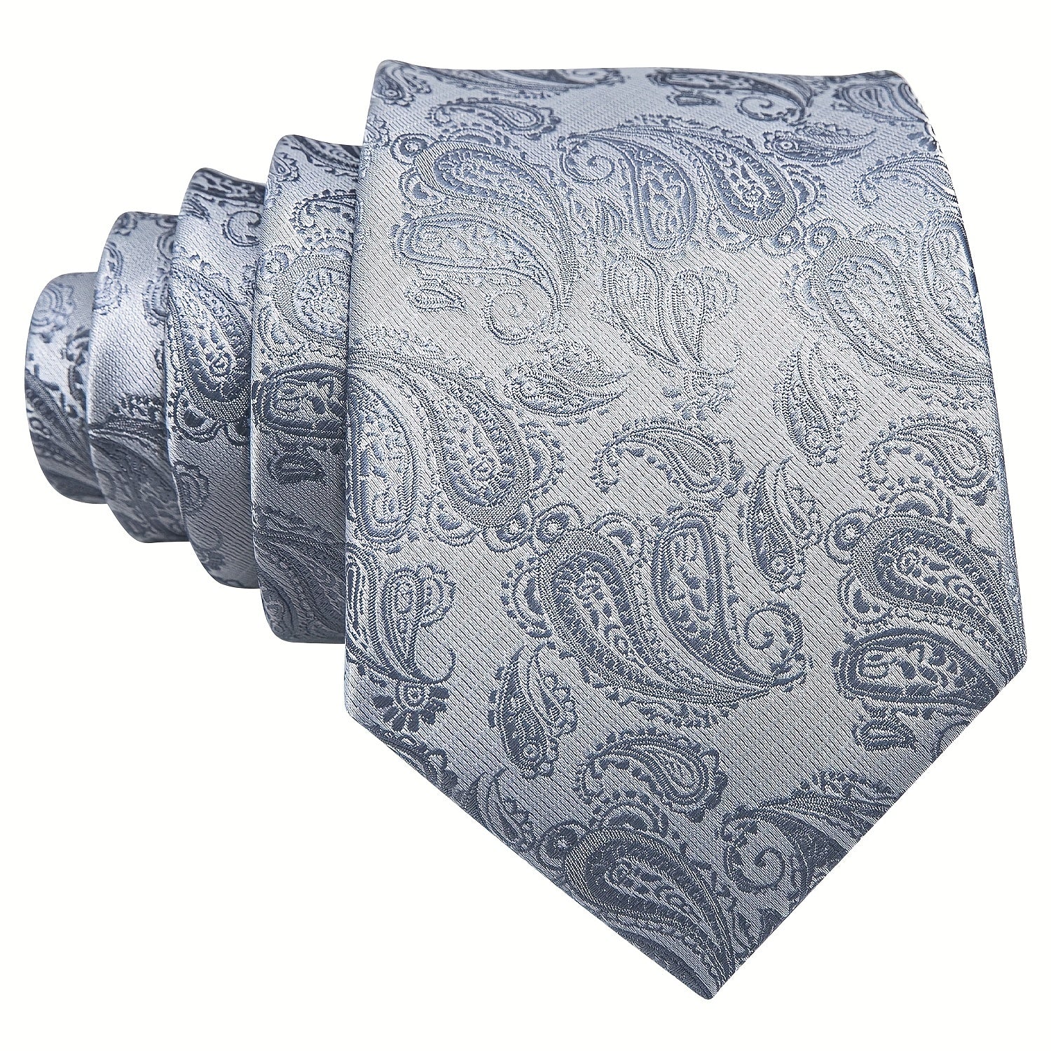 Men's Paisley Woven Necktie for Weddings and Formal Events