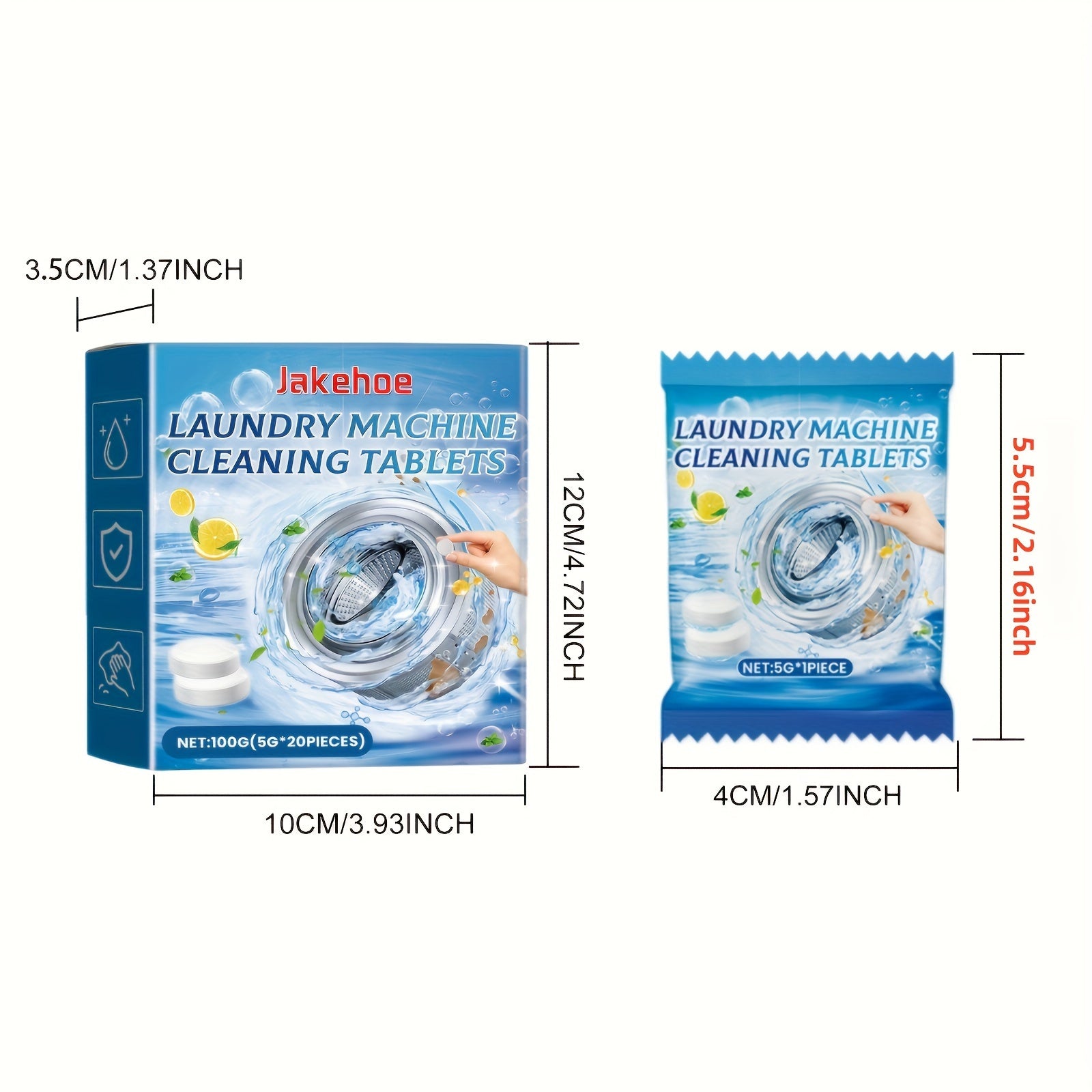 20 таблеток для стиральных машин в автодомах и домах для глубокой очистки, устранения запахов и продления срока службы стиральных приборов.