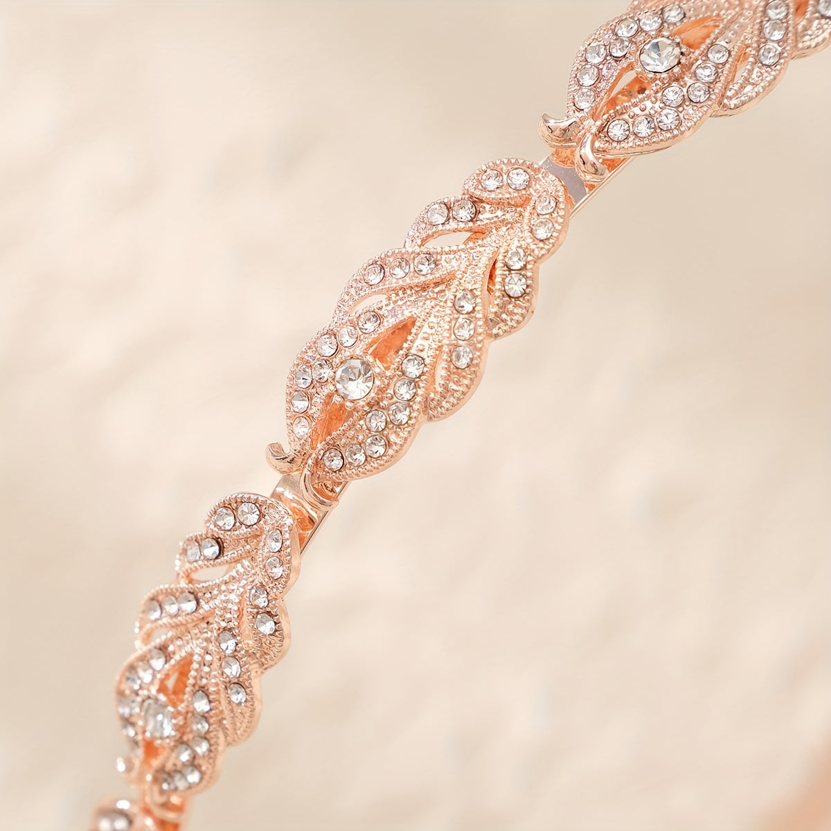 Women’s Rhinestone Hair Hoop Headband for Bridal Wedding Dress Accessories