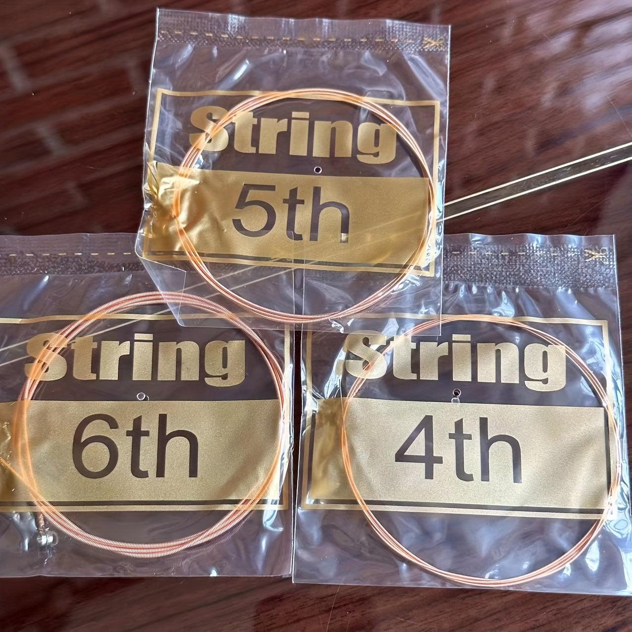 Stainless Steel Coated Copper Alloy Wound Acoustic Guitar Strings 010 Blue