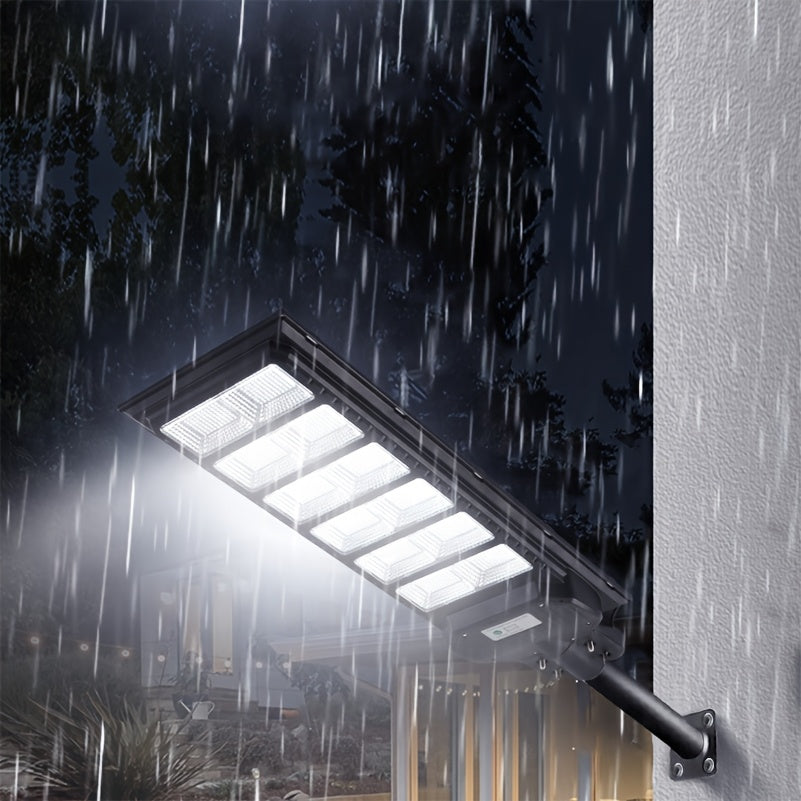 Farola exterior solar con sensor infrarrojo y control remoto