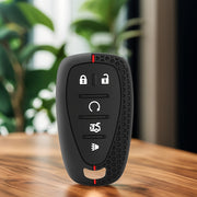 Silicone Car Remote Case for Chevrolet Keys with Keychain Holder