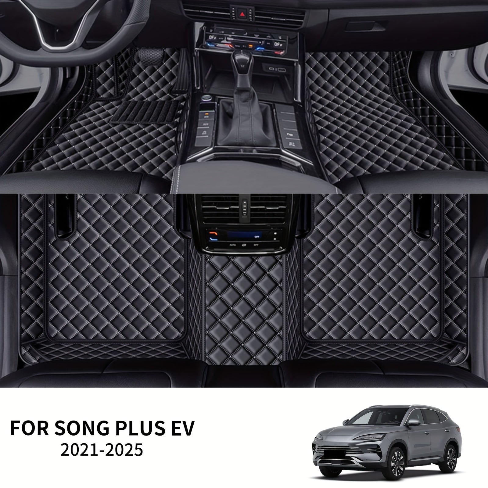 Avtomobil pol pozvolari PUPU charm qo‘llanma uchun uchta bo‘lakdan iborat to‘plam, bardoshli, oson tozalash mumkin