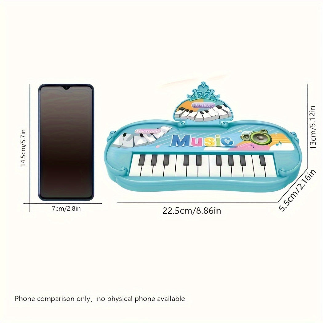 Electronic Keyboard Toy for Kids 13 Keys Educational Musical Instrument in Multiple Colors