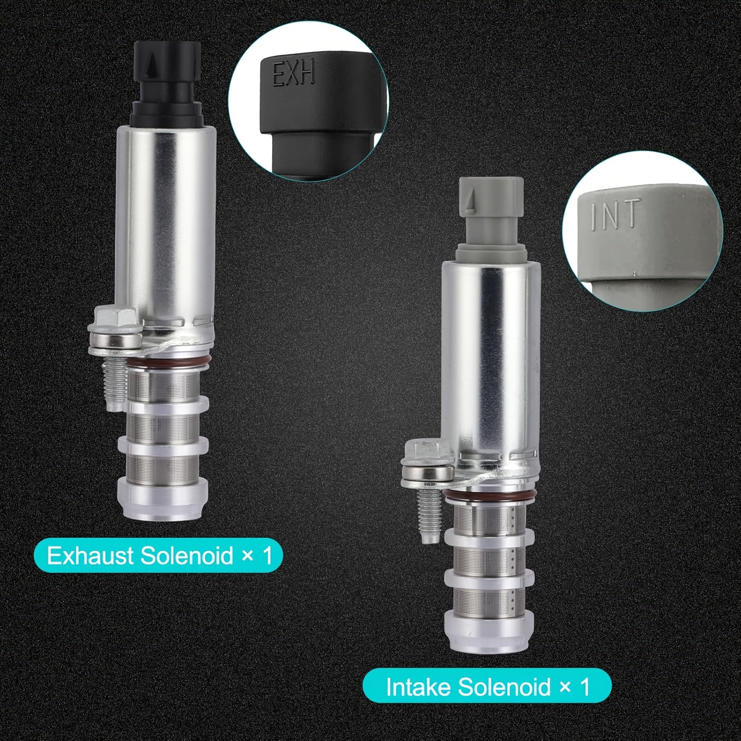Intake and Exhaust Camshaft Position Actuator Solenoid Kit for 2.0L 2.2L 2.4L