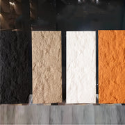 Contemporary Reusable PU Stone Wall Decal 26.97cm x 53.98cm Multi-Surface
