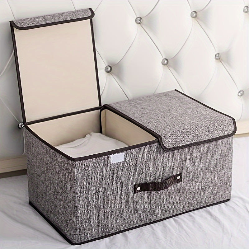 Fabric Storage Cube with Handles for Closet Organization and Home Storage