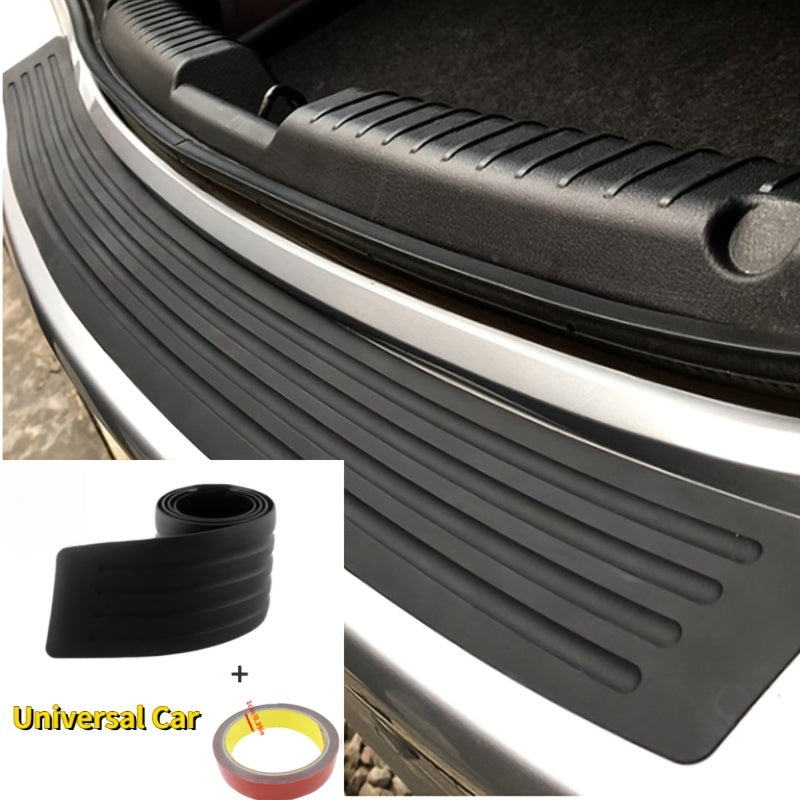 Universal Car Rear Bumper Guard Protects Trunk Sill Rubber Strips