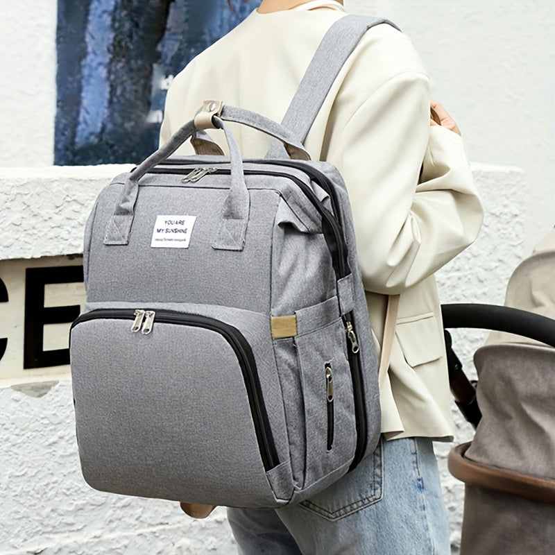 Большая емкость сумка для подгузников - Идеальный подарок для мамы на Хэллоуин, День благодарения и Рождество - Портативный рюкзак