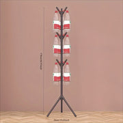 Perchero de metal multifuncional con 9 ganchos para abrigos, trajes, sombreros