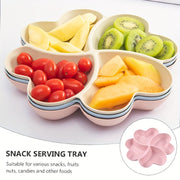 Heart-Shaped Serving Tray for Food Contact with Holiday Themes for Appetizers Desserts Snacks