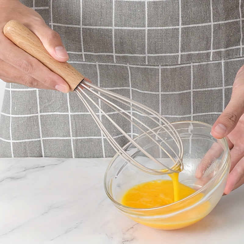 Juego de 12 utensilios de silicona para cocina con mangos de madera, antiadherente, kaki