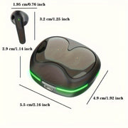 Wireless LED Touch In-Ear TWS Earbuds for IOS Android with Rechargeable Battery