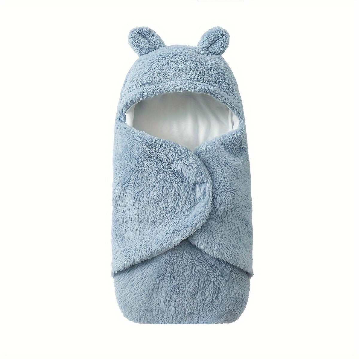 Newborn Fleece Teddy Bear Swaddle Blanket for Winter Christmas Halloween Thanksgiving