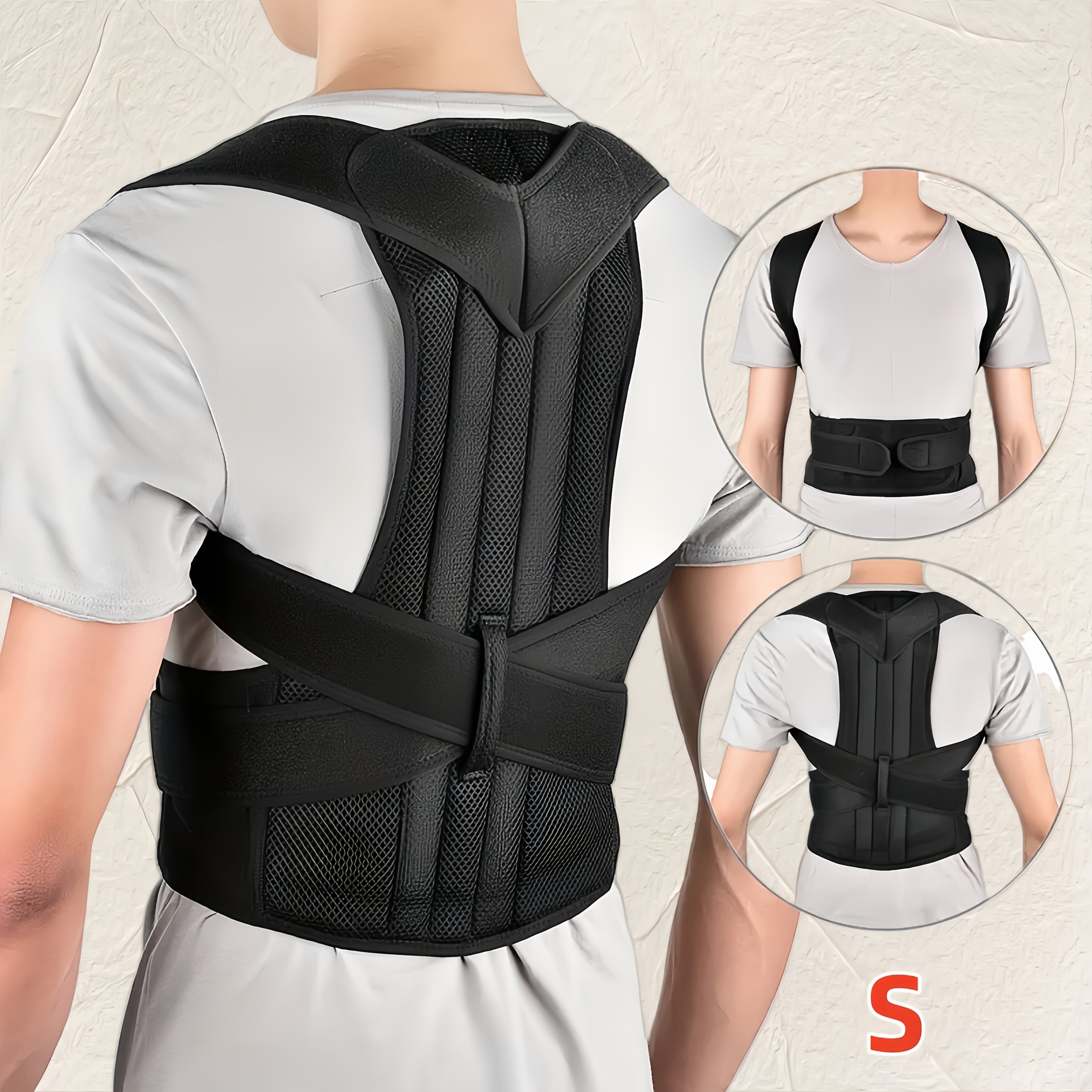 Unisex Adjustable Posture Corrector Support Strap for Hunchback Relief