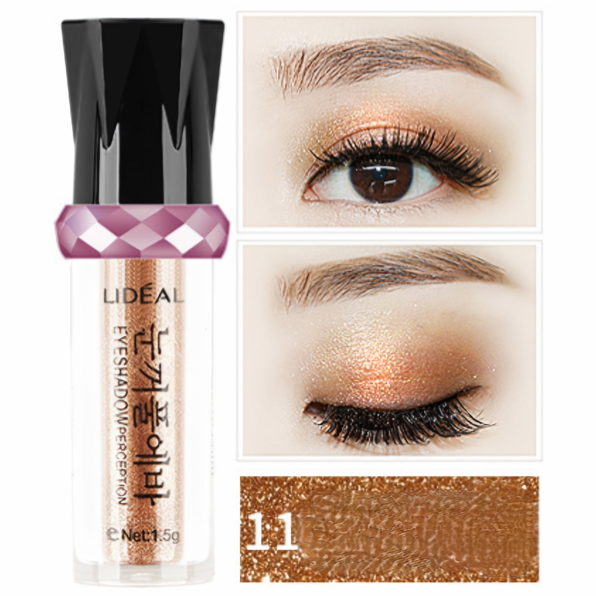 Women's Eye Shadow Palette 12 Colors Matte Glitter Pearlescent Earth Tones