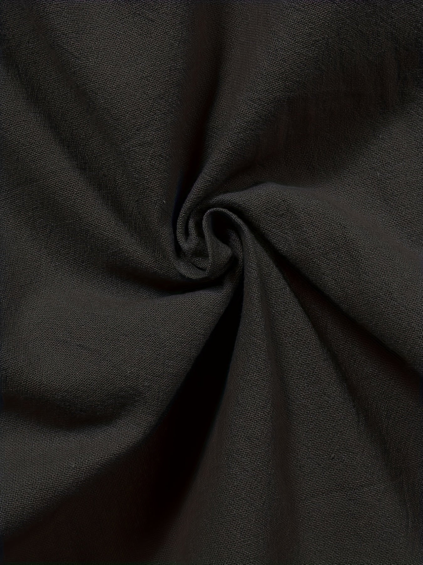 Women's Solid Color Straight-Leg Pants with Elastic Waist and Pockets