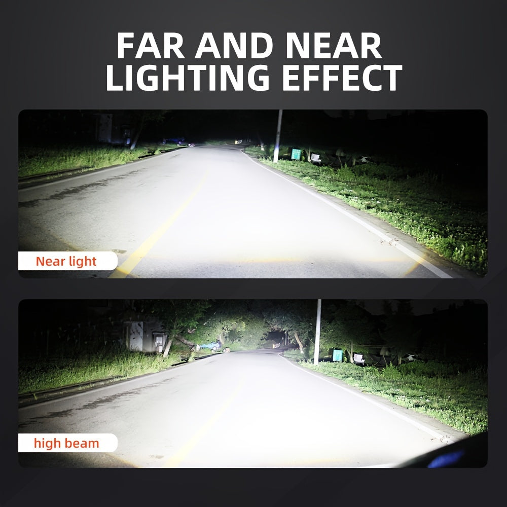 2 шт. автомобильная лампа головного света 9005 9006 H11 H4 H7 H1 120 Вт 6000K белый высокий и низкий луч