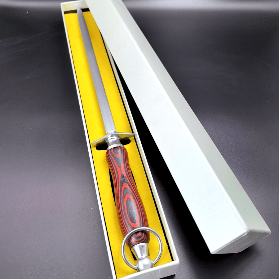 6000 Grit Super Fine Yuqori Qattiqlikli Qassoblar uchun Qaychi Sharpening Rod Karbon Po'lat Qaytariladigan Pichoq Ochiq Ovqatlanish uchun Asbob