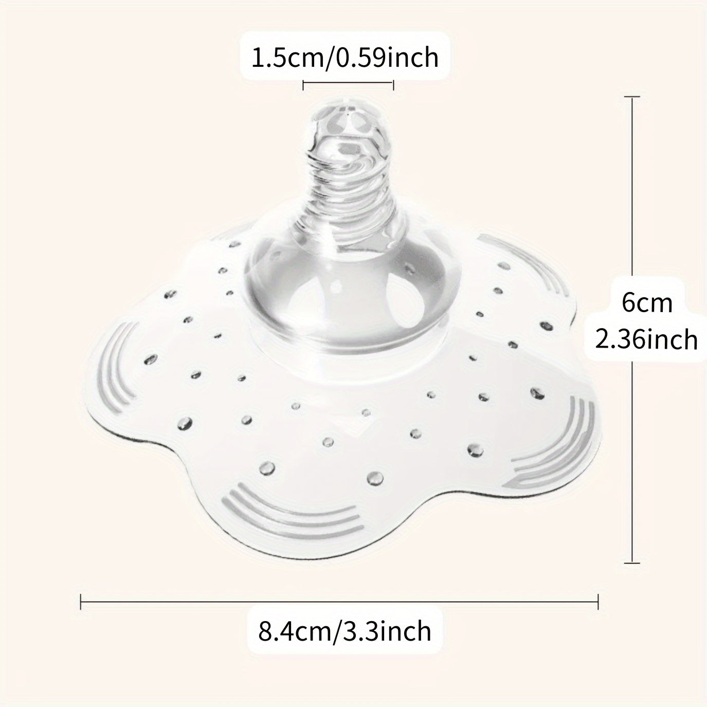 Petal-Shaped Silicone Breastfeeding Nipple Shield for Infants 0-36 Months