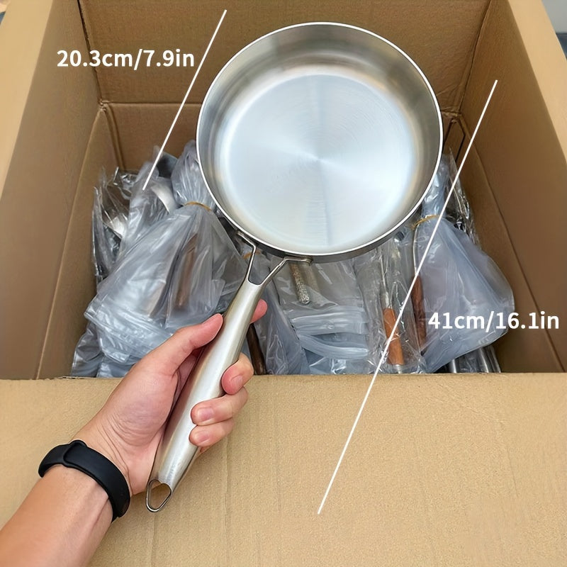 BAICHANG zanglamas po'latdan yasalgan yopishqoq qozon gaz va induksiya pechlari uchun mukammal oshxona anjomidir. U mustahkam, tozalash oson va ko'p maqsadli, tuxum va pancake tayyorlash uchun ideal. Iltimos, faqat qo'lda yuvish kerak.