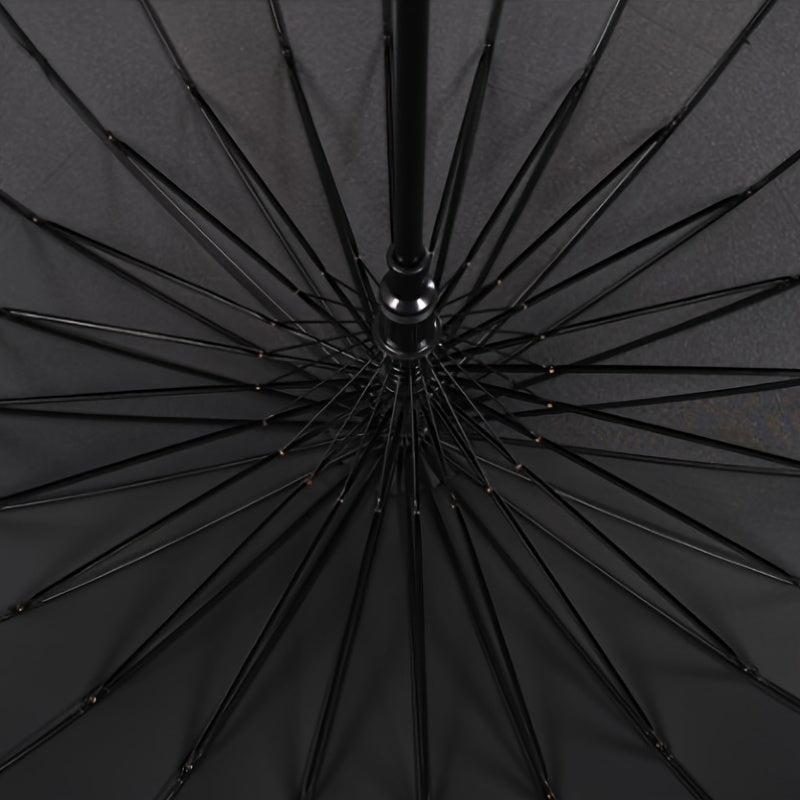 24-Bone Samurai Sword Handle Umbrella Automatic Foldable Casual Iron Shaft 170T Ripstop