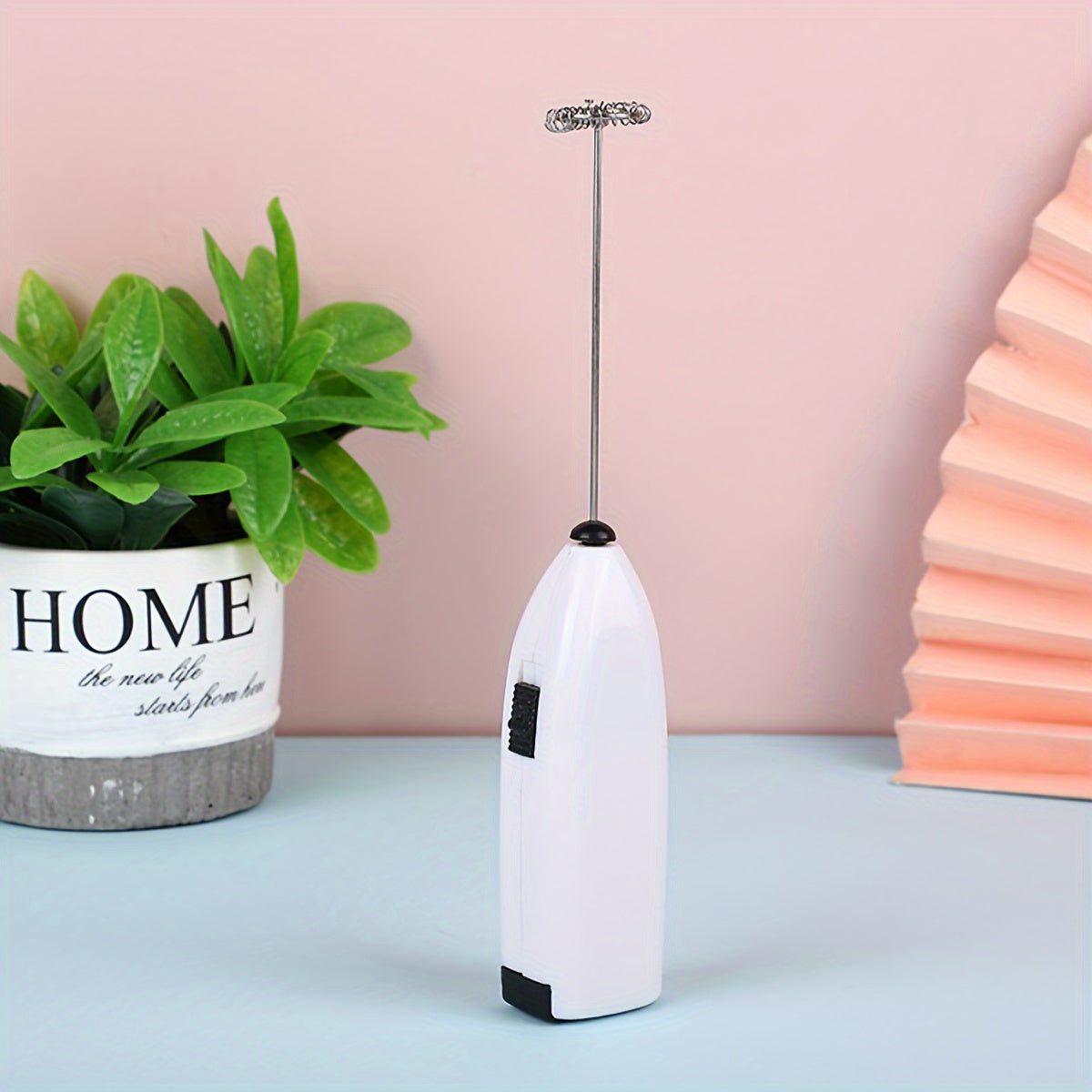 Electric Milk Frother Egg Beater Coffee Blender Handheld Stirrer