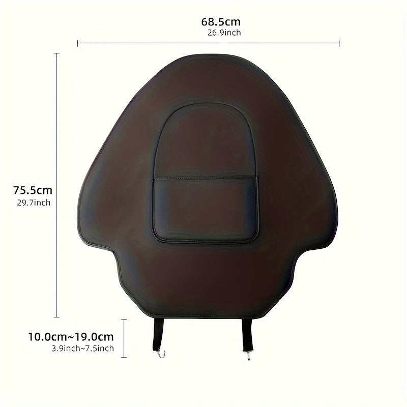 Universal Faux Leather Seat Back Protector for Tesla Model 3 and Y Scratch-Resistant Cover