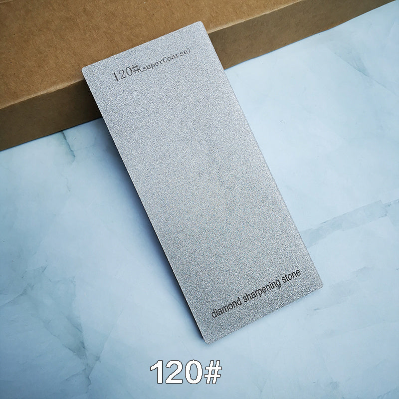 Diamond Sharpening Stones Set 120 600 1500 3000 Grit with Base and Sharpening Bar