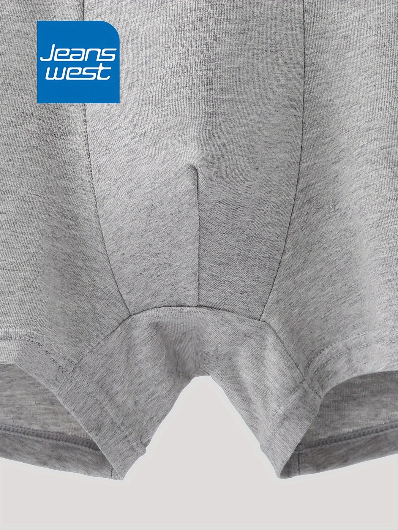 Men's Cotton Boxer Briefs 4-Pack Solid Color Medium Stretch Breathable Underwear