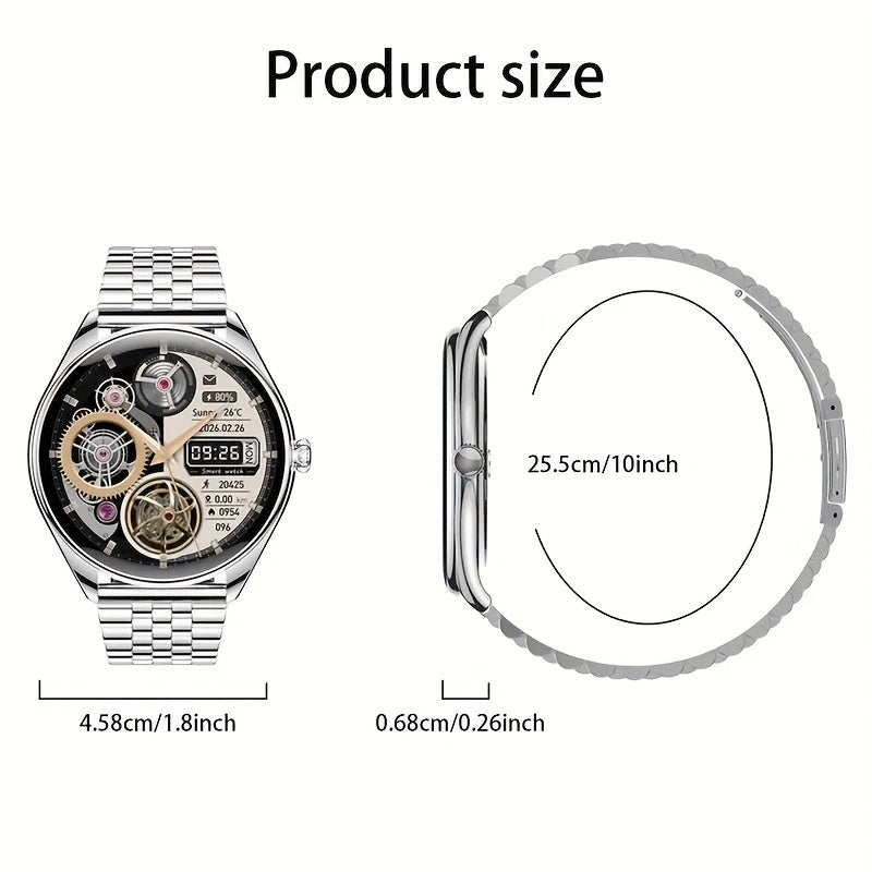 2024 Smartwatch 1.43-Inch AMOLED HD Screen Waterproof IP67 Lightweight Outdoor Sports Watch for Men and Women