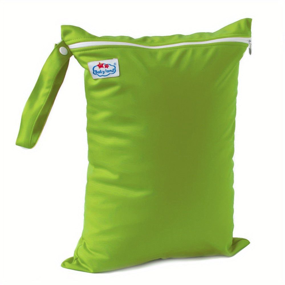 Waterproof Reusable Wet Bag for Cloth Diapers Beach Pool Gym Travel 29x40cm