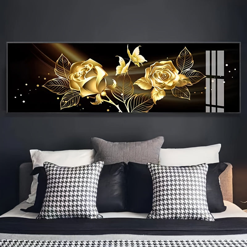 Unframed Canvas Wall Art Floral Modern Art for Home Office Decor
