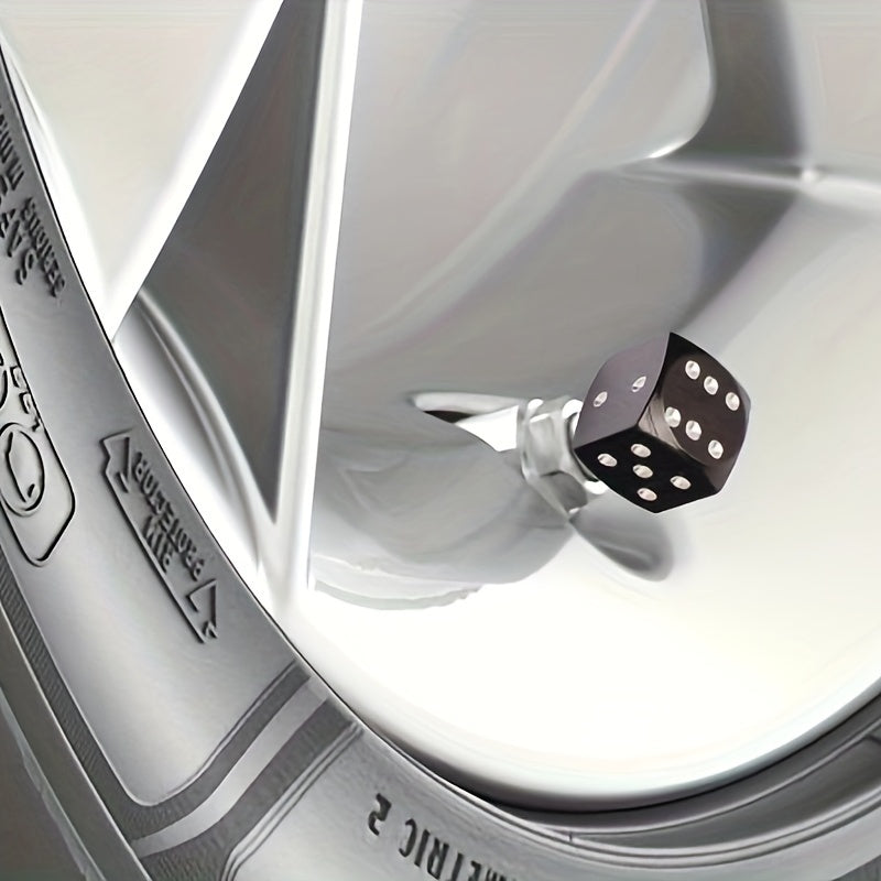 2PCS Colorful Aluminum Alloy Tire Valve Caps for Cars Bicycles Trucks